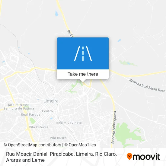 Rua Moacir Daniel map