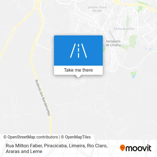Rua Milton Faber map