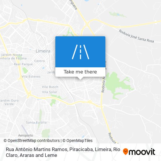 Rua Antônio Martins Ramos map