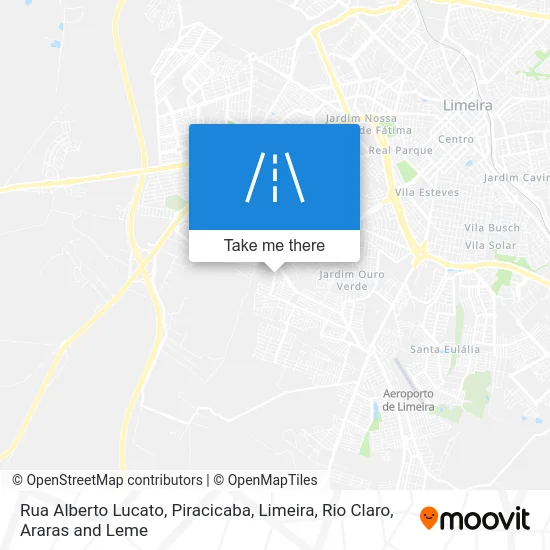 Rua Alberto Lucato map