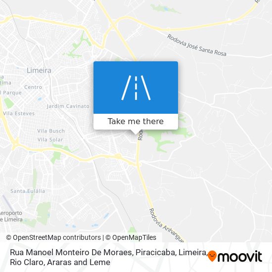 Mapa Rua Manoel Monteiro De Moraes