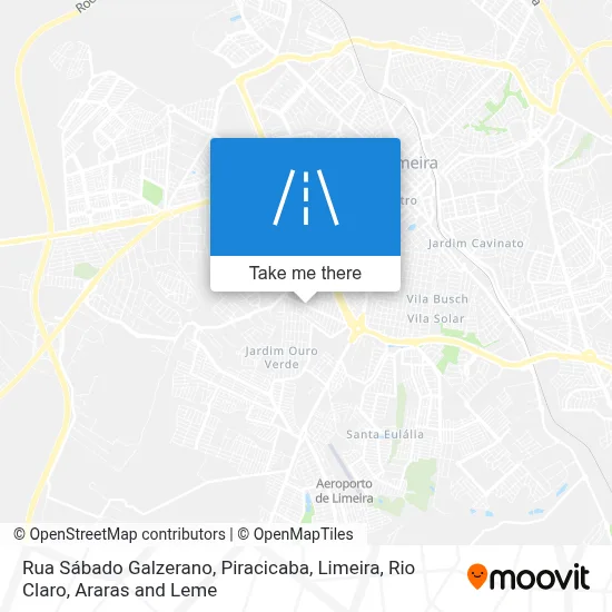 Rua Sábado Galzerano map