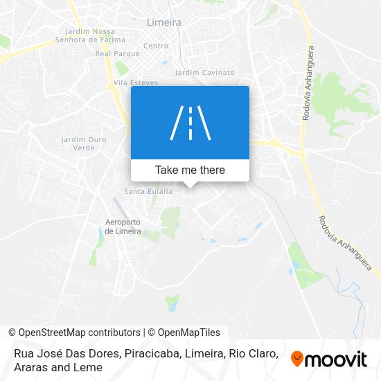Rua José Das Dores map