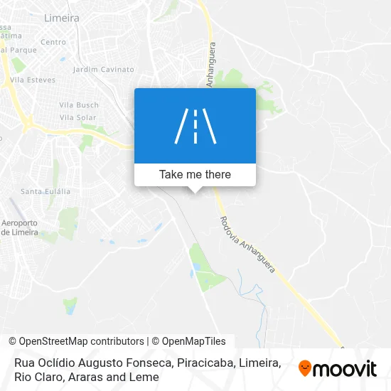 Rua Oclídio Augusto Fonseca map