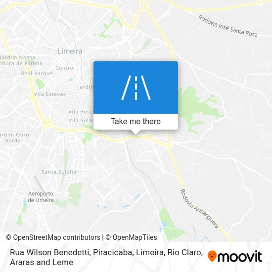 Rua Wilson Benedetti map