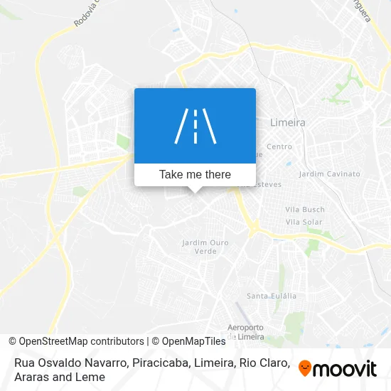 Rua Osvaldo Navarro map