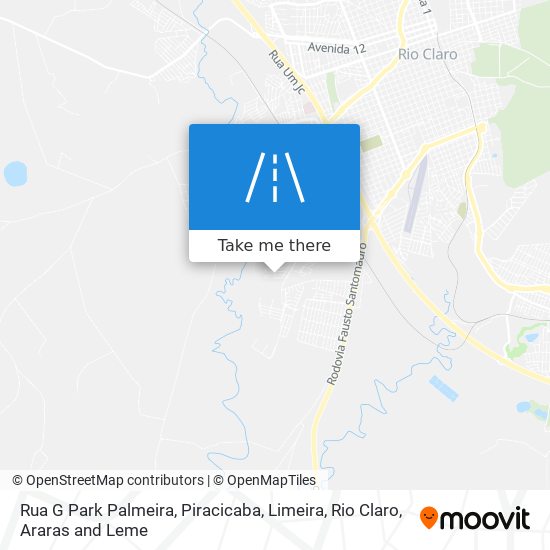 Rua G Park Palmeira map