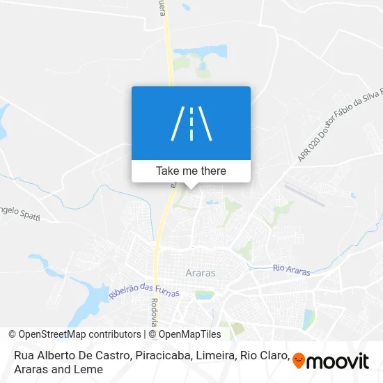 Rua Alberto De Castro map