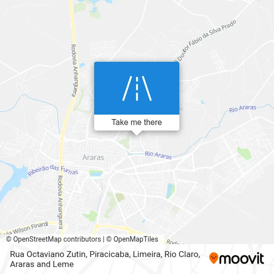 Rua Octaviano Zutin map