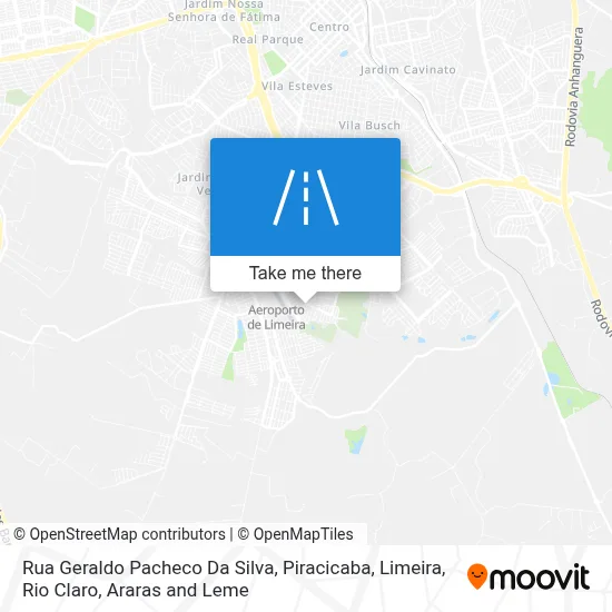 Rua Geraldo Pacheco Da Silva map