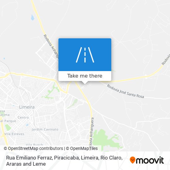 Mapa Rua Emiliano Ferraz