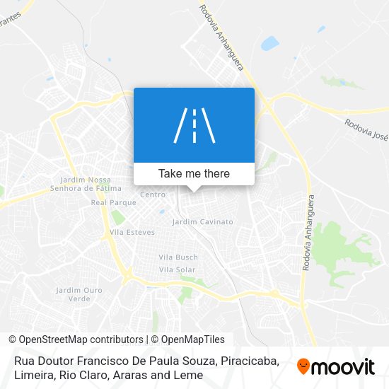 Rua Doutor Francisco De Paula Souza map