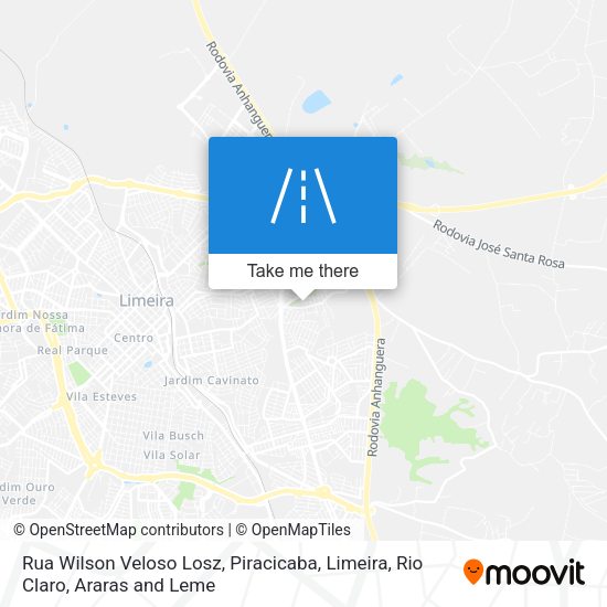 Rua Wilson Veloso Losz map