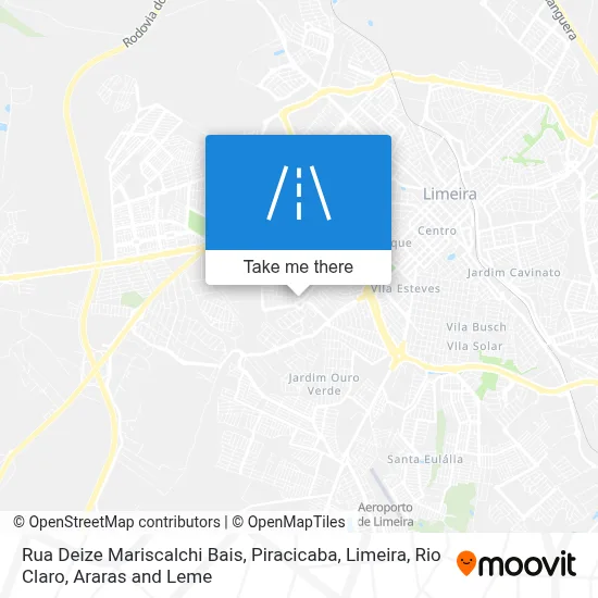 Rua Deize Mariscalchi Bais map