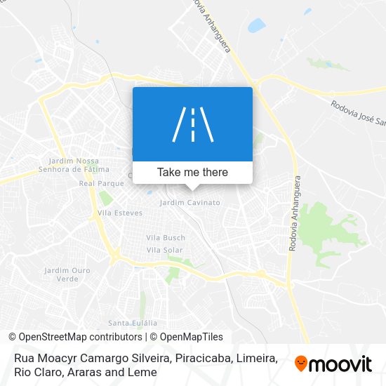 Rua Moacyr Camargo Silveira map