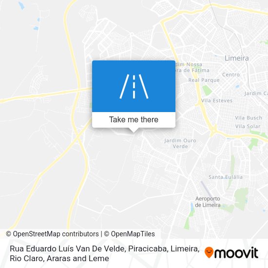 Rua Eduardo Luís Van De Velde map