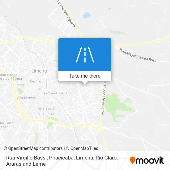 Rua Virgílio Bassi map