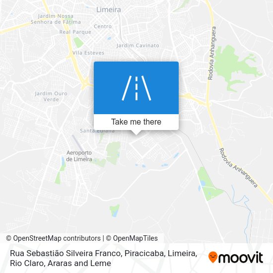 Rua Sebastião Silveira Franco map