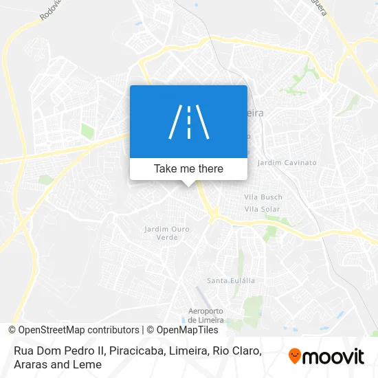 Rua Dom Pedro II map