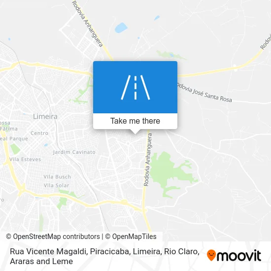 Rua Vicente Magaldi map