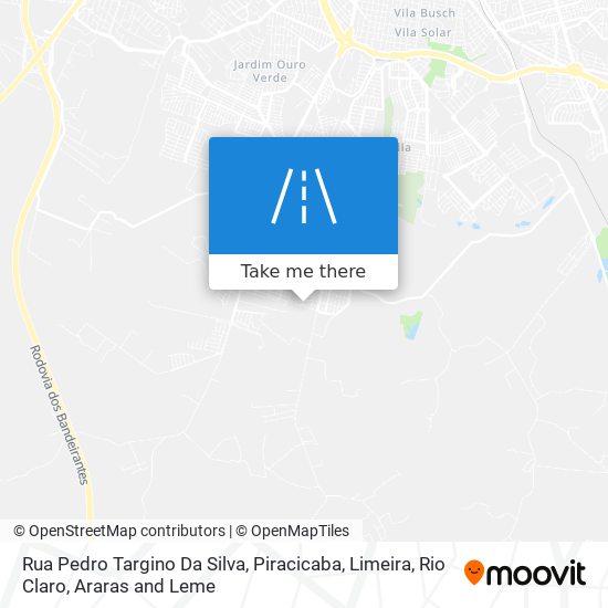 Mapa Rua Pedro Targino Da Silva