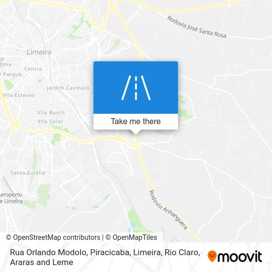 Rua Orlando Modolo map