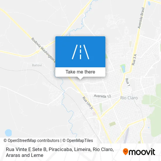 Rua Vinte E Sete B map