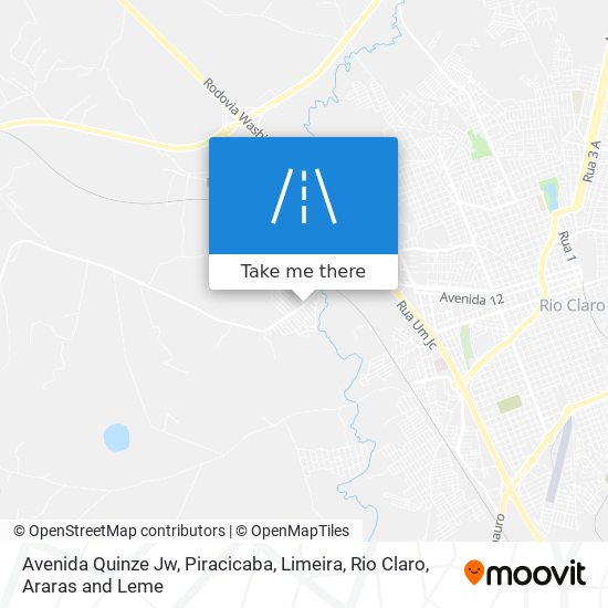 Mapa Avenida Quinze Jw