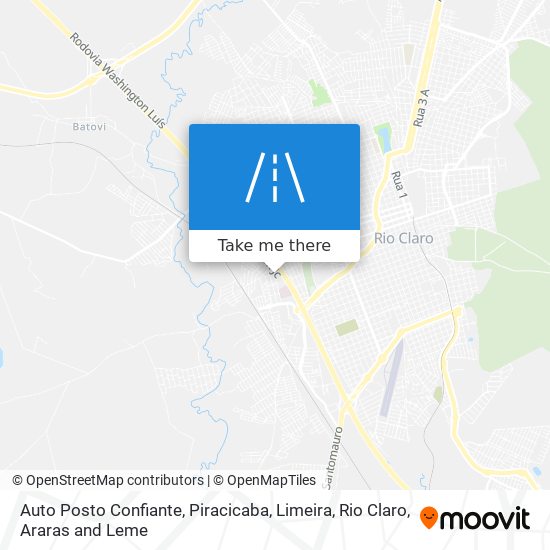 Auto Posto Confiante map