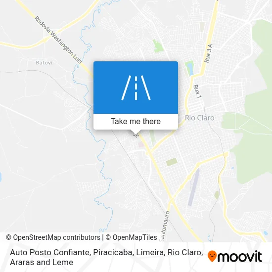 Auto Posto Confiante map