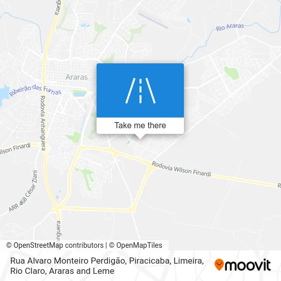 Rua Alvaro Monteiro Perdigão map