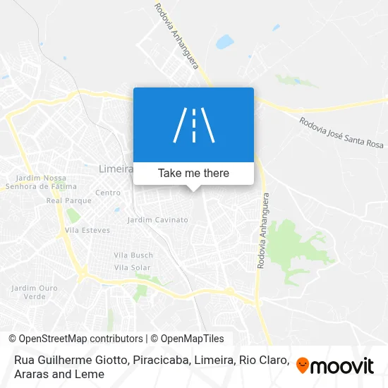 Rua Guilherme Giotto map