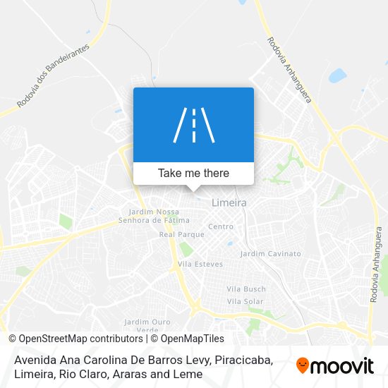 Avenida Ana Carolina De Barros Levy map