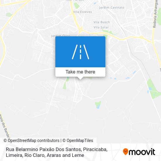 Rua Belarmino Paixão Dos Santos map