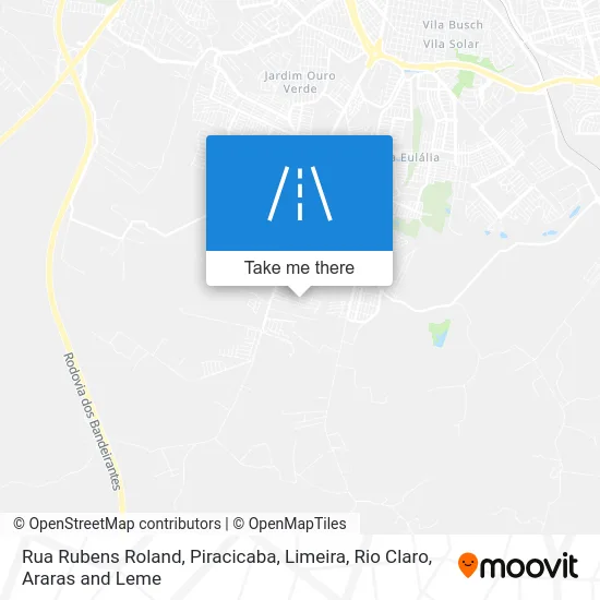 Rua Rubens Roland map