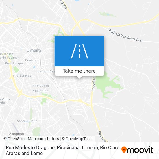 Rua Modesto Dragone map