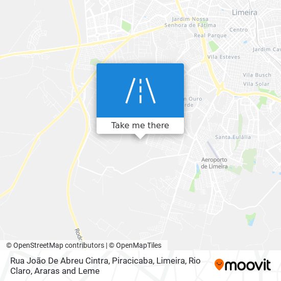 Rua João De Abreu Cintra map