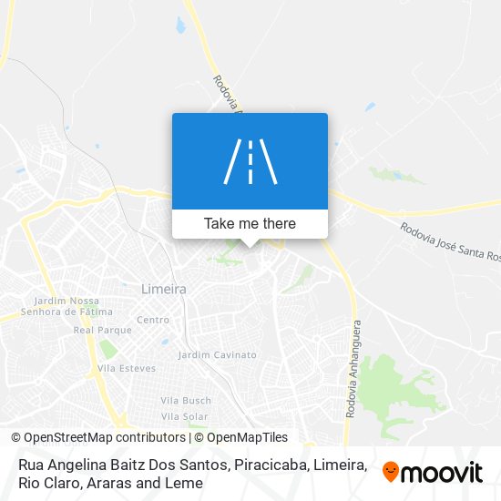 Rua Angelina Baitz Dos Santos map