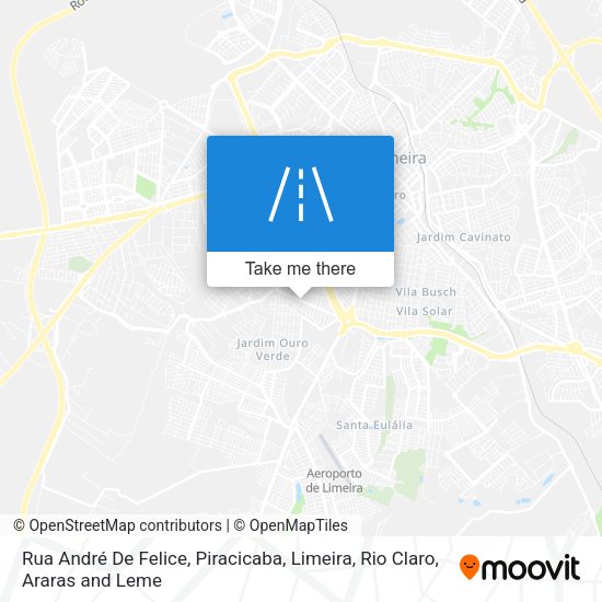 Rua André De Felice map