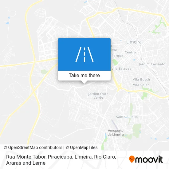 Rua Monte Tabor map
