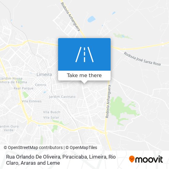 Rua Orlando De Oliveira map