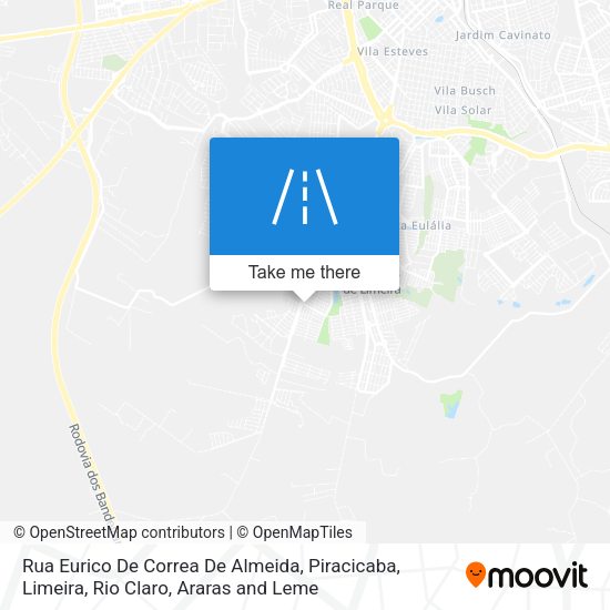 Rua Eurico De Correa De Almeida map