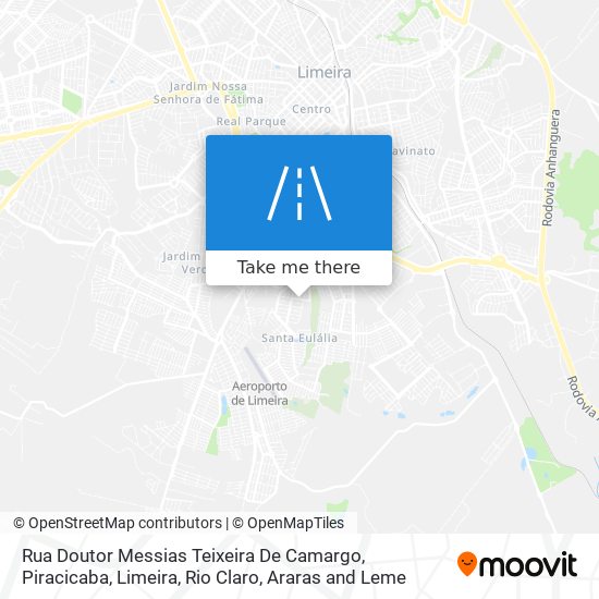 Rua Doutor Messias Teixeira De Camargo map