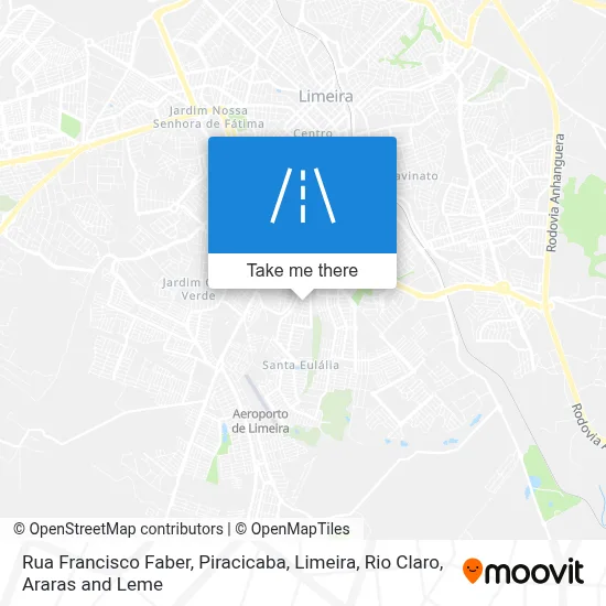 Rua Francisco Faber map