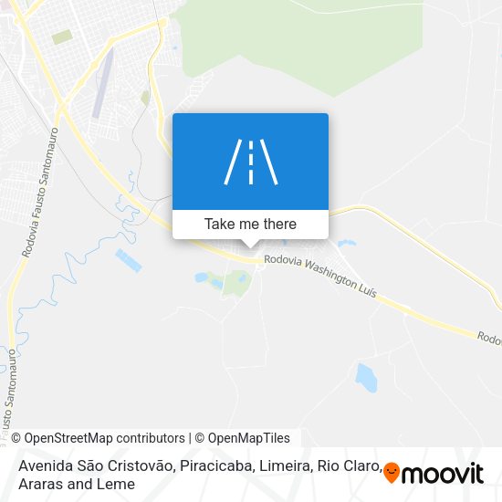 Avenida São Cristovão map