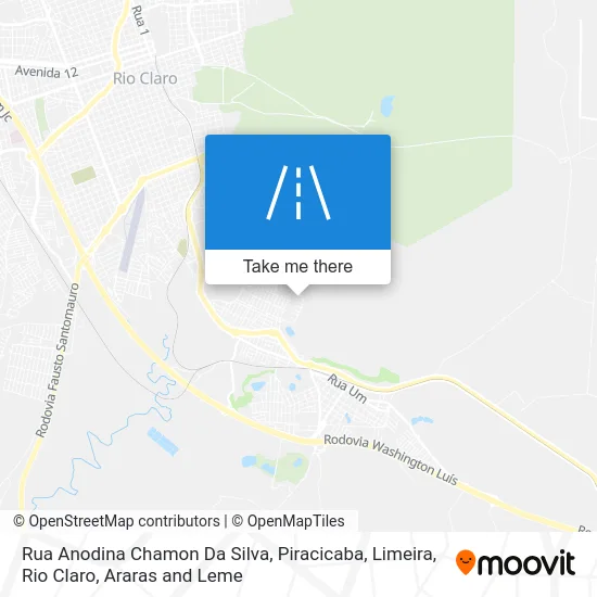 Rua Anodina Chamon Da Silva map