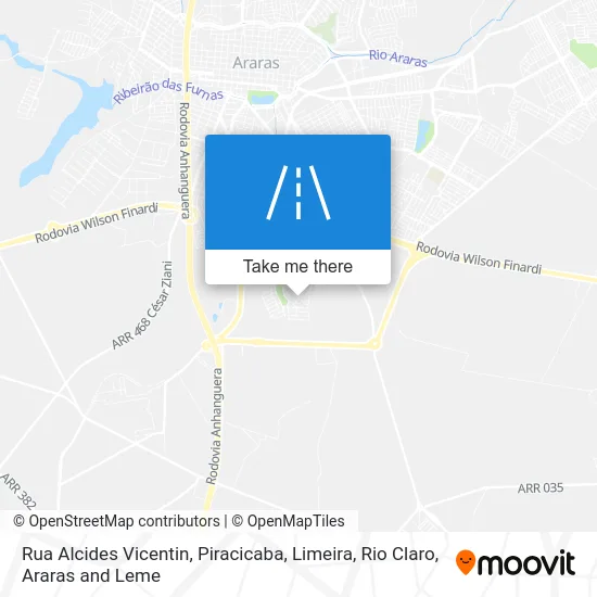 Rua Alcides Vicentin map