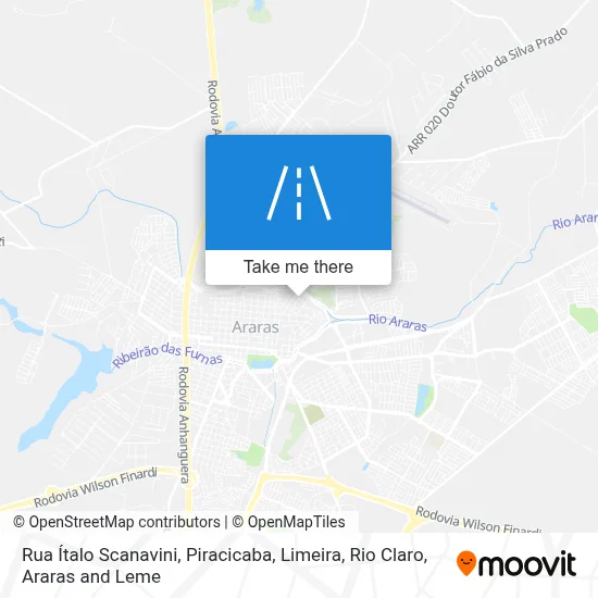 Rua Ítalo Scanavini map