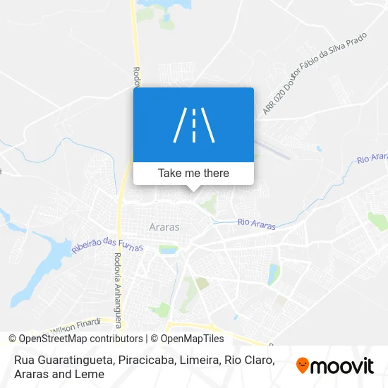 Rua Guaratingueta map