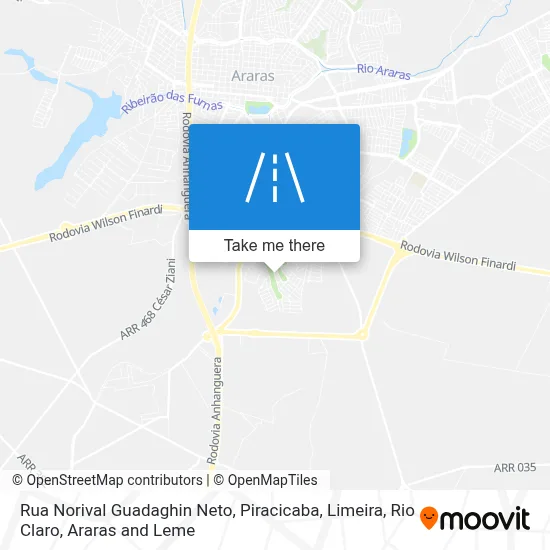 Rua Norival Guadaghin Neto map